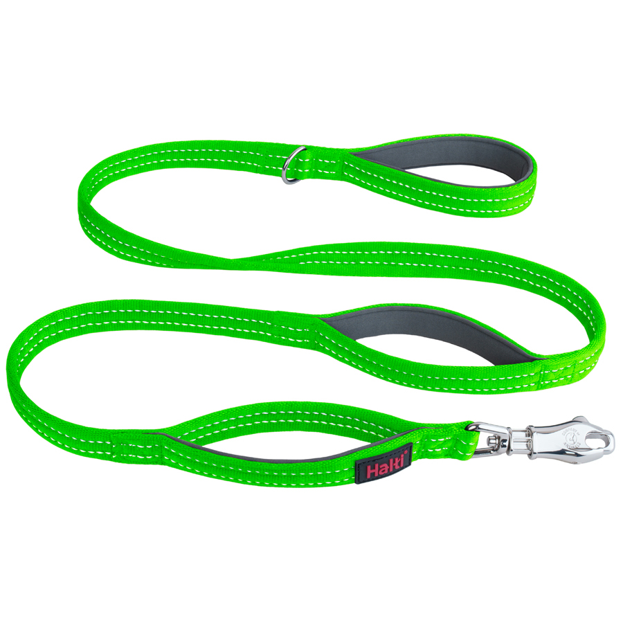 Halti BRIG Safety Dog Lead, Neon Green