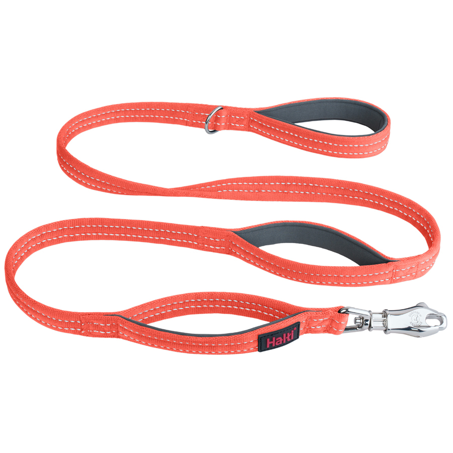 Halti BRIG Safety Dog Lead, Neon Coral