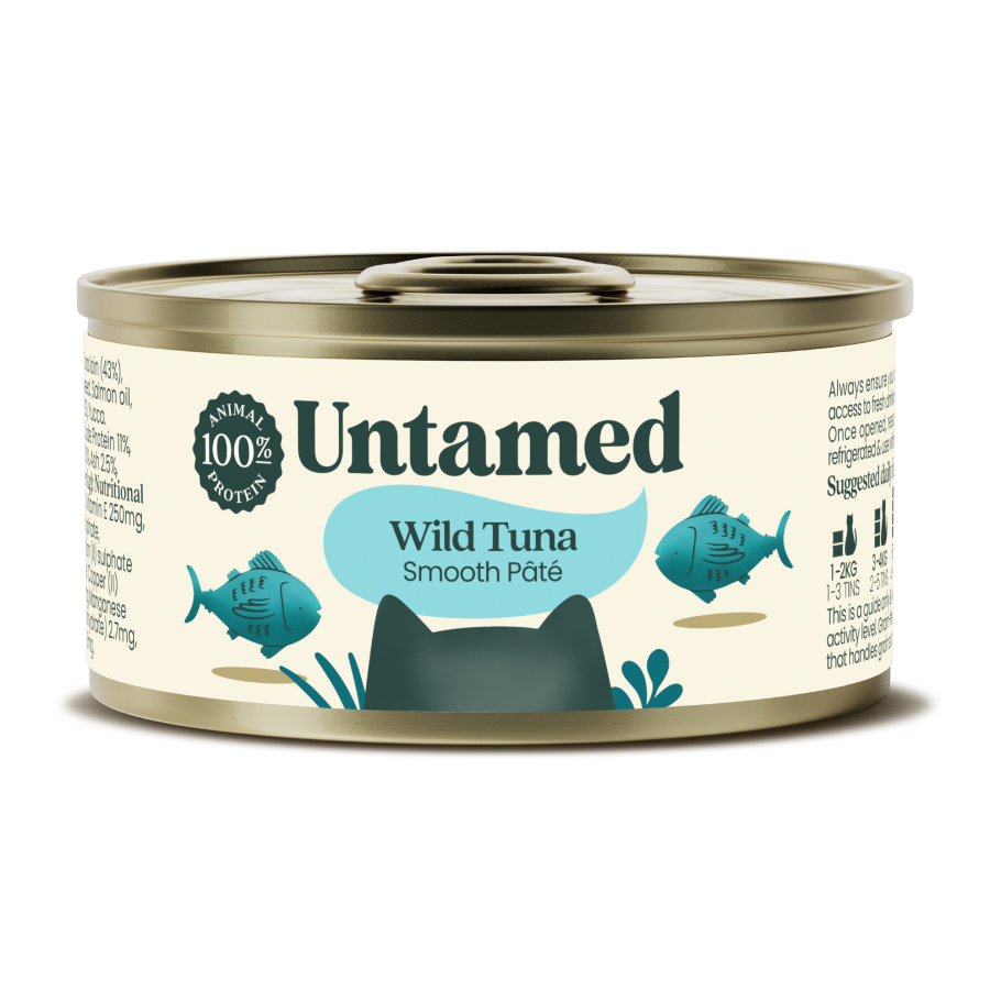 Untamed Adult Wet Cat Food Tuna Pate