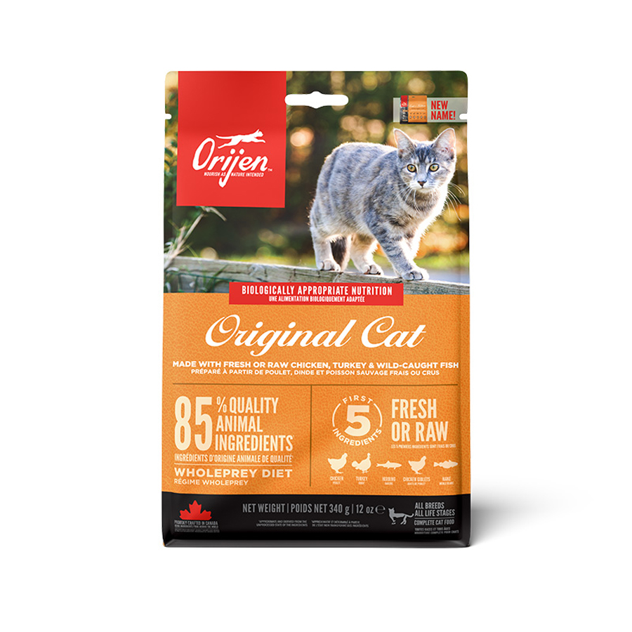 ORIJEN Original Adult Dry Cat Food with Chicken Turkey & Fish