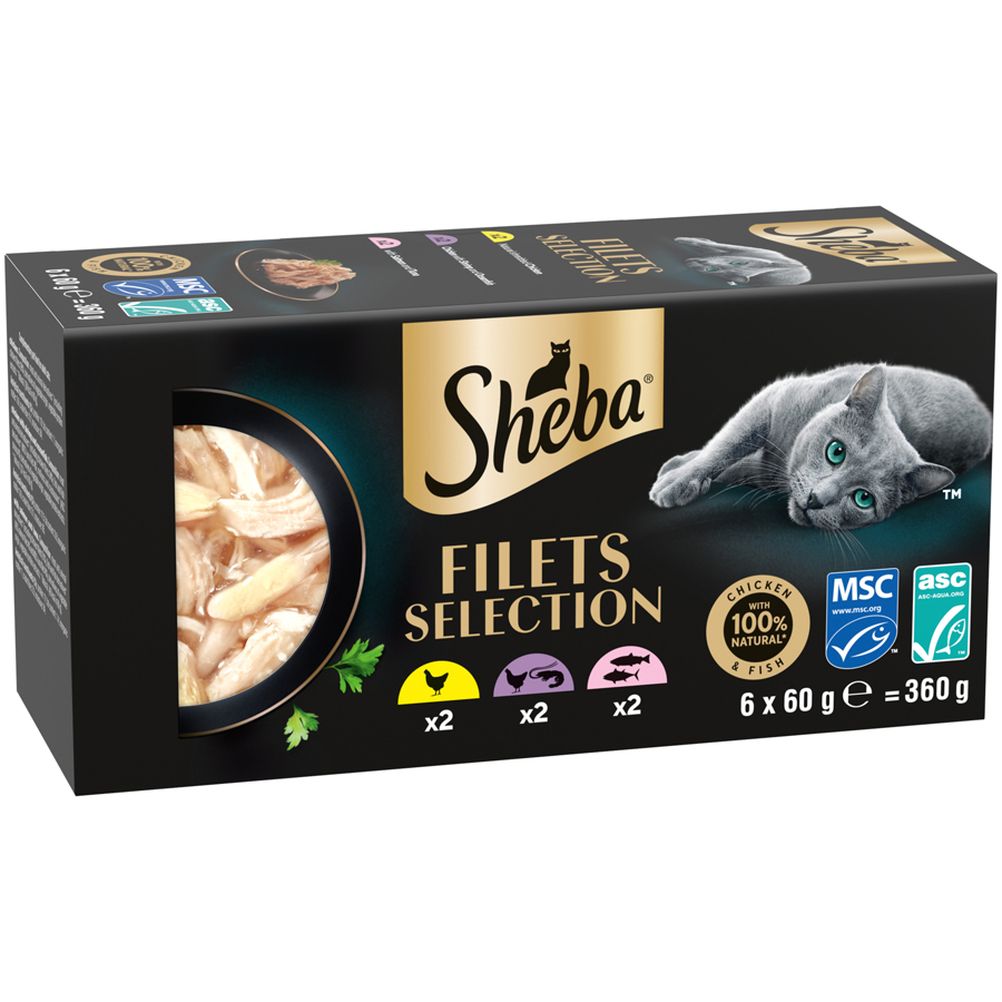 Sheba Filets Adult Wet Cat Food With Chicken