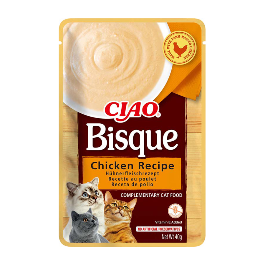 Ciao Adult Wet Cat Food Bisque Chicken