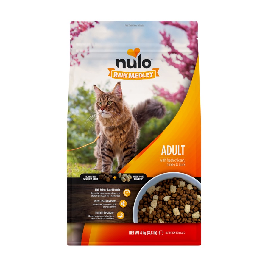 Nulo Raw Medley Fresh Chicken, Turkey & Duck Adult Dry Cat Food