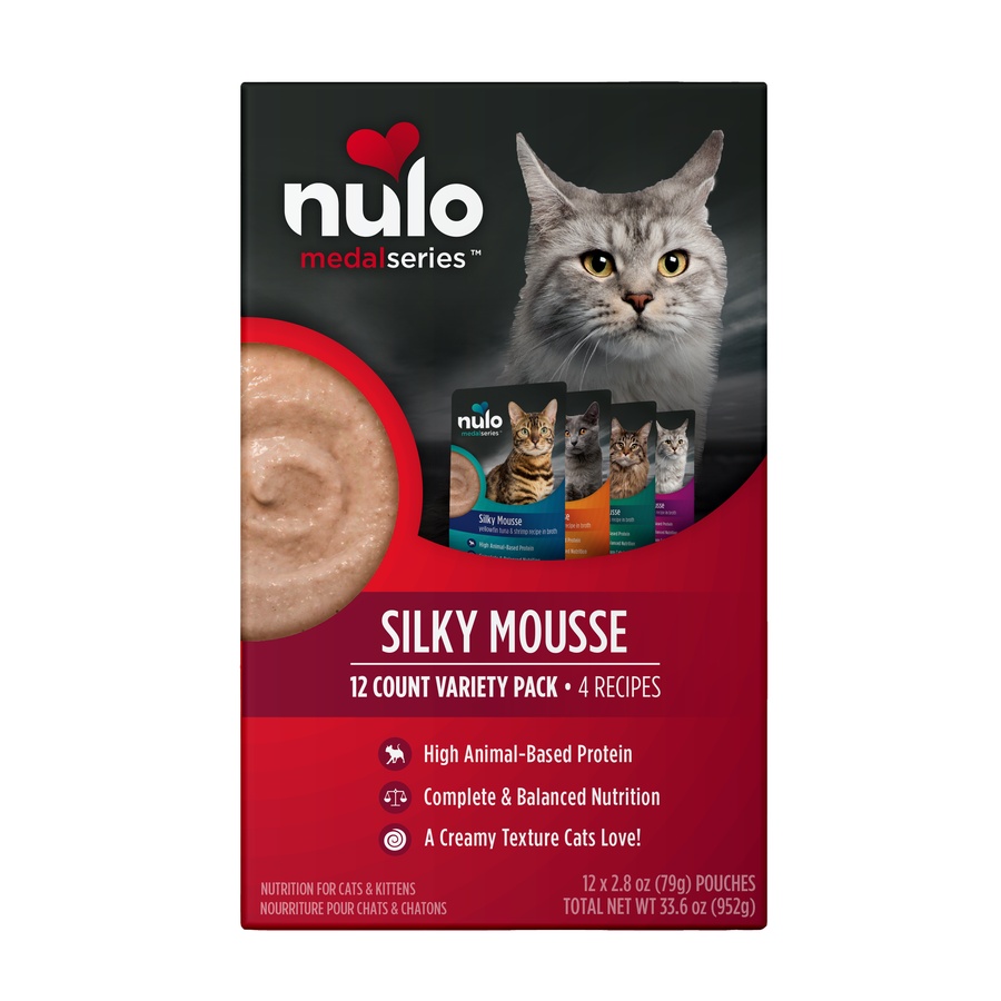Nulo Food Chicken & Beef Variety Pack Silky Mousse Adult Cat Food