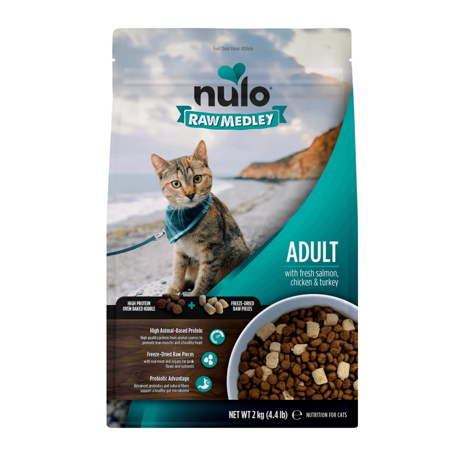 Nulo Raw Medley Fresh Salmon, Chicken & Turkey Adult Dry Cat Food