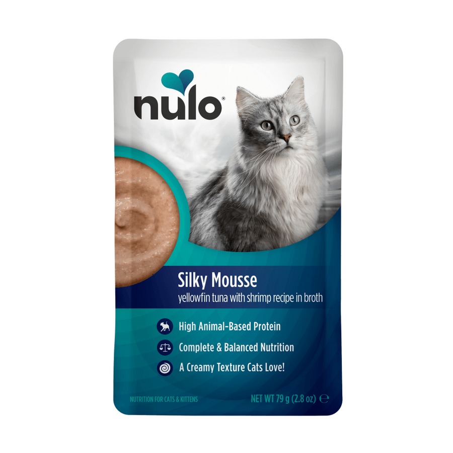 Nulo Silky Mousse Yellowfin Tuna with Shrimp in Broth Adult Wet Cat Food