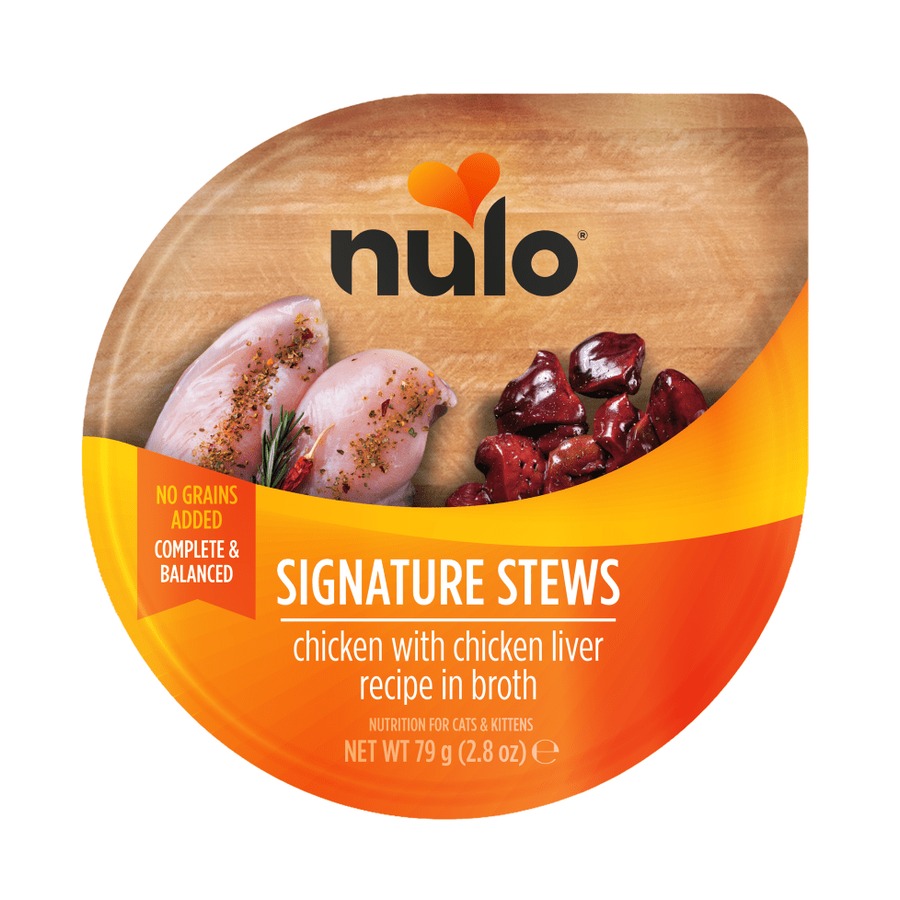 Nulo Signature Stews Chicken with Chicken Liver in Broth Adult Wet Cat Food