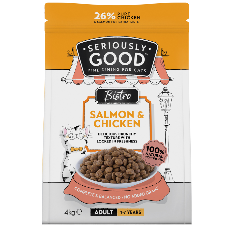 Seriously Good Salmon & Chicken Adult Dry Cat Food