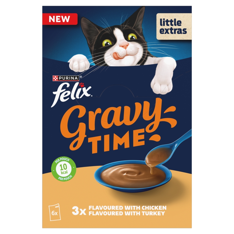 Felix Gravy Time Chicken & Turkey Adult Wet Cat Food