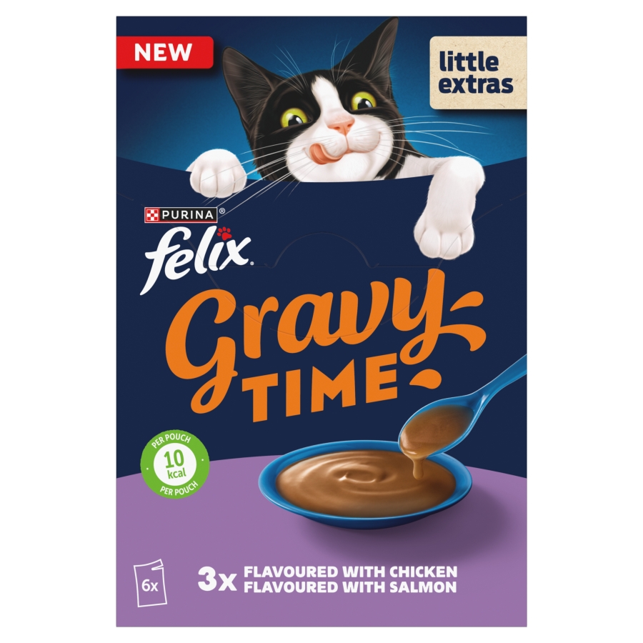 Felix Gravy Time Chicken & Salmon Adult Wet Cat Food