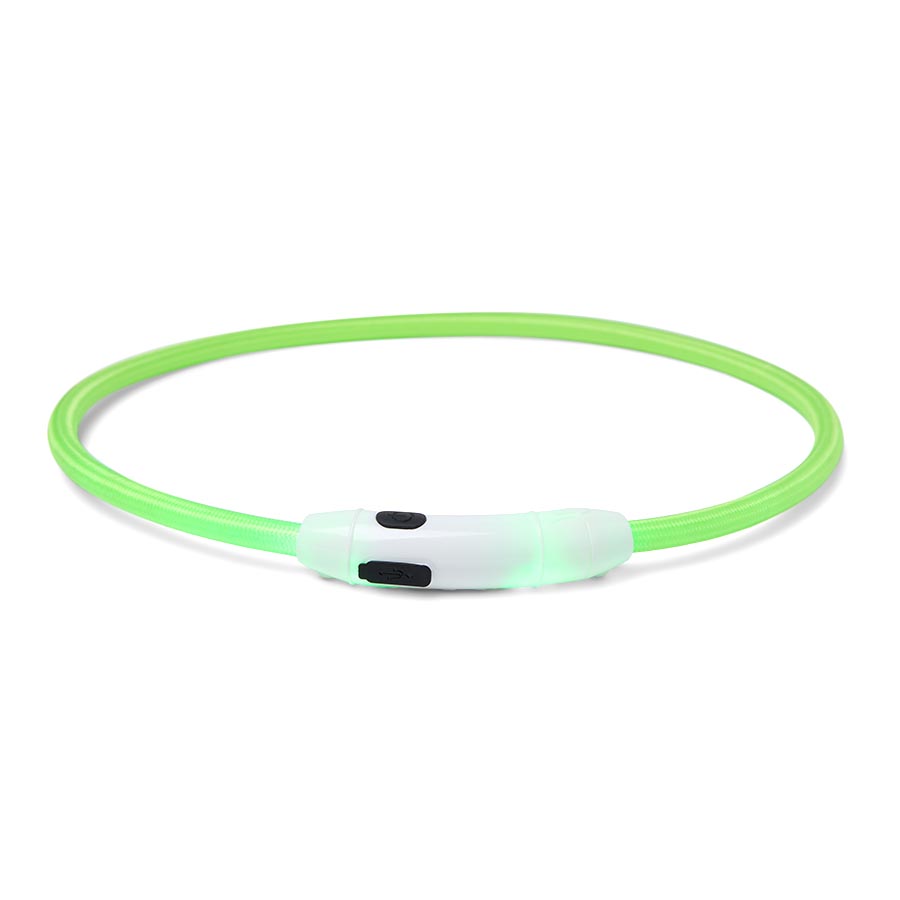 Pets At Home Light Up Collar Green Cut To Size