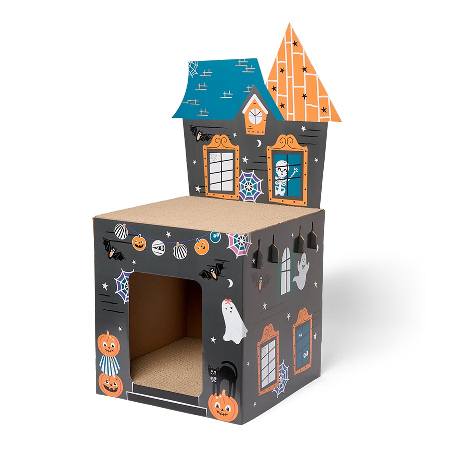 Pets at Home Haunted Mansion Textured Cat Scratcher