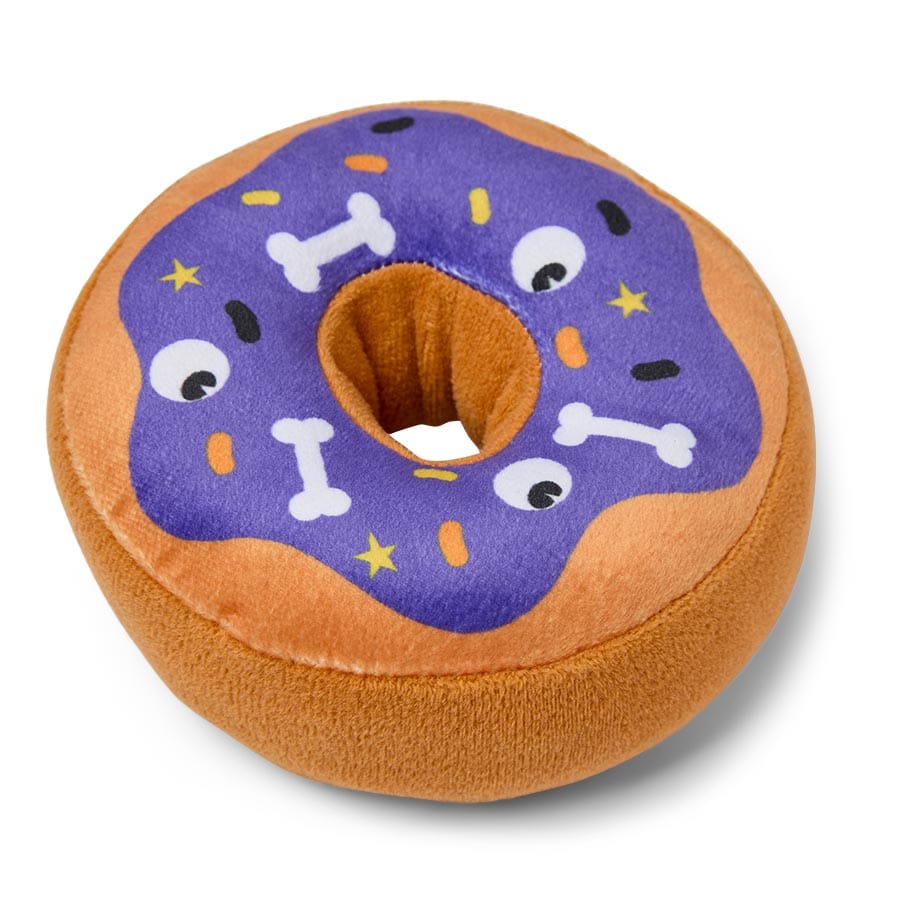Pets At Home Halloween Donut Squeaky Dog Toy Small