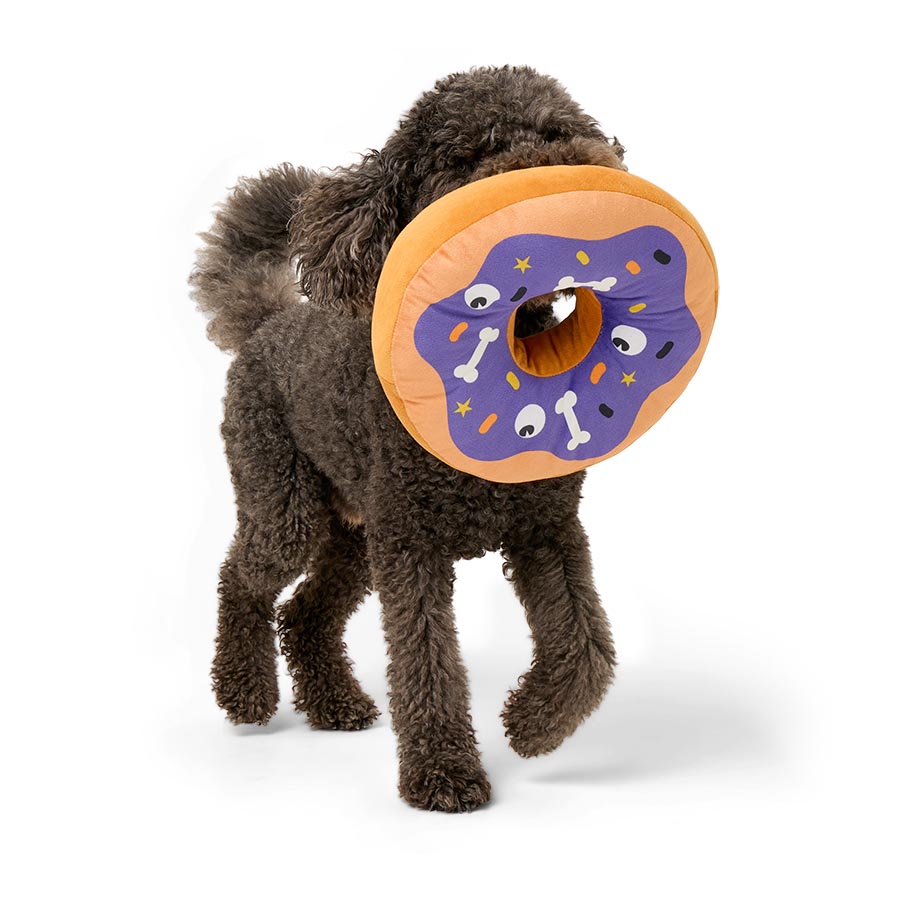Pets at Home Halloween Donut Squeaky Dog Toy