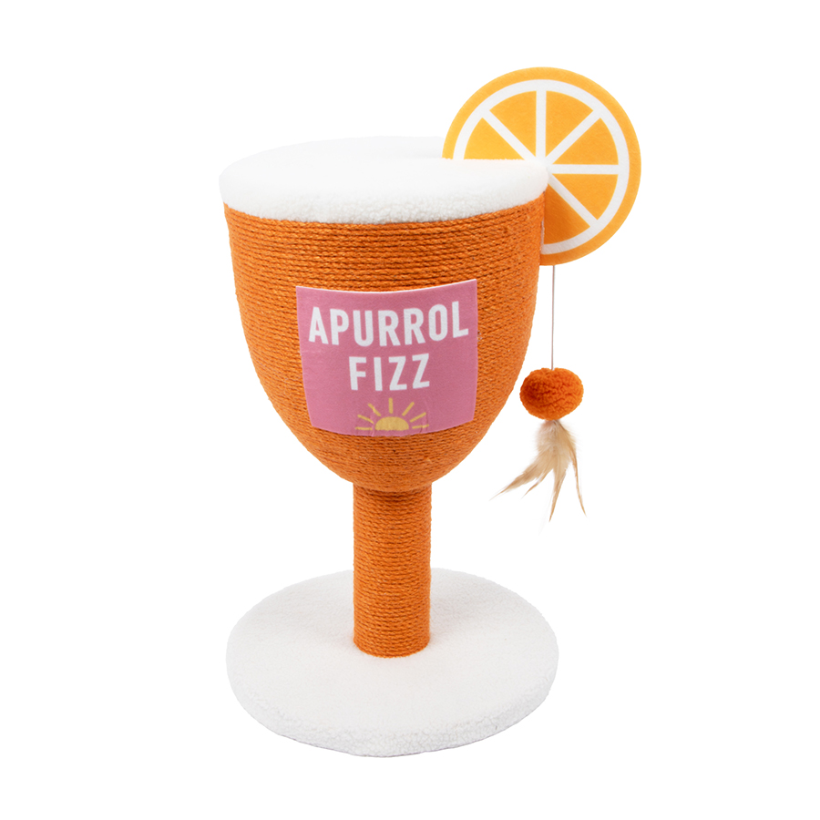Kitty City Novelty Apurrol Spritz Cat Scratcher Orange