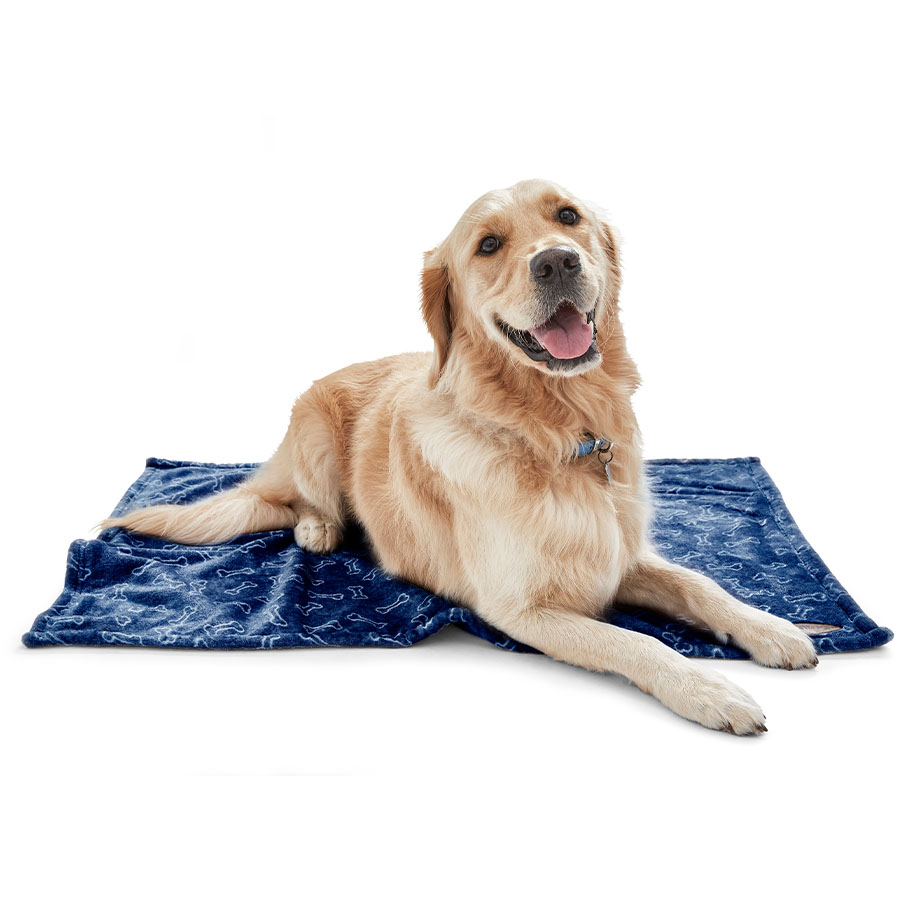 Silentnight Waterproof Dog Blanket Navy Medium