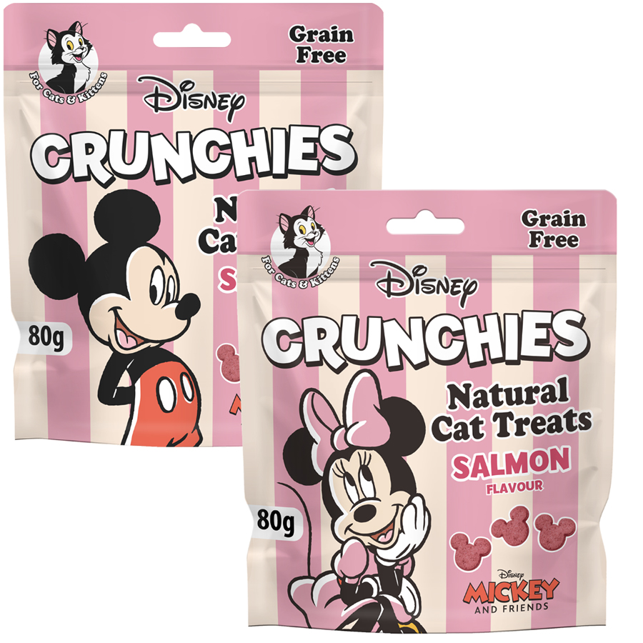 Disney Mickey or Minnie Salmon Crunchies Cat Treats