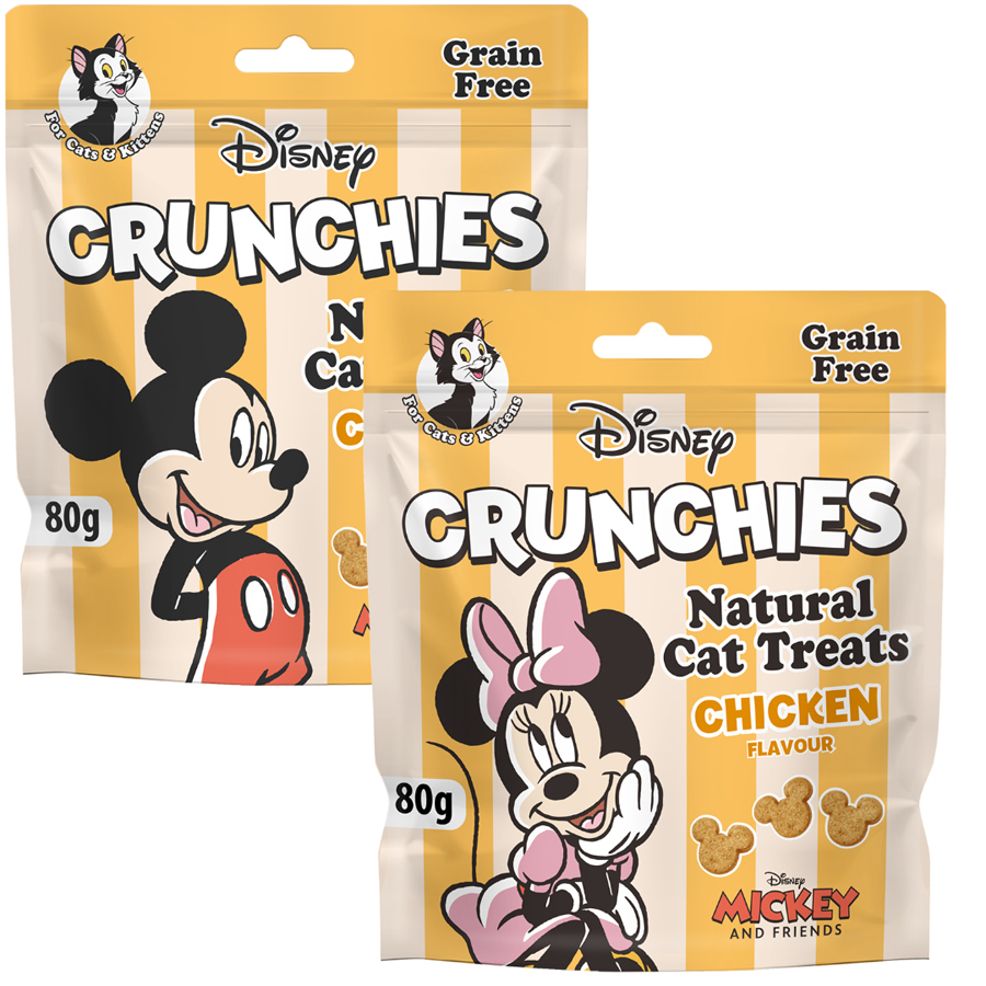 Disney Mickey or Minnie Chicken Crunchies Cat Treats