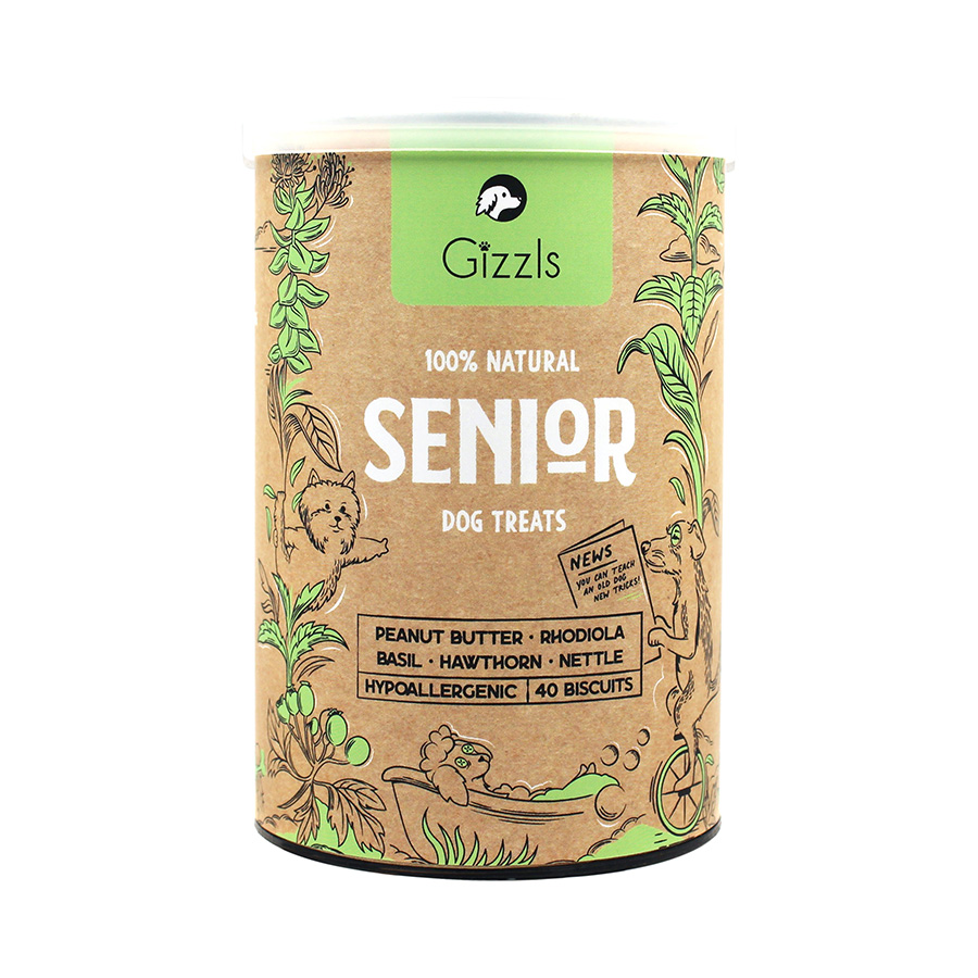 Gizzls Botanicals Senior Dog Biscuits