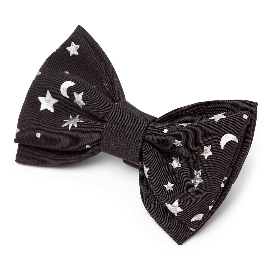 Pets at Home Starry Night Dog Bow Tie Black