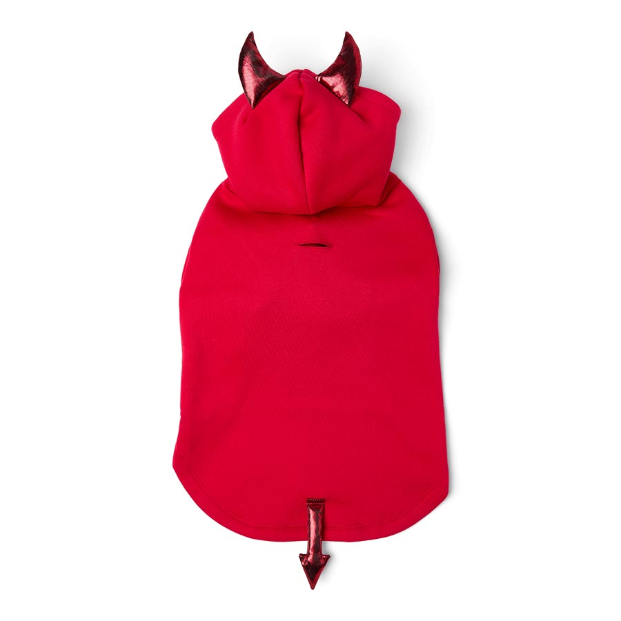 Pets at Home Lil' Devil Dog Hoodie Red