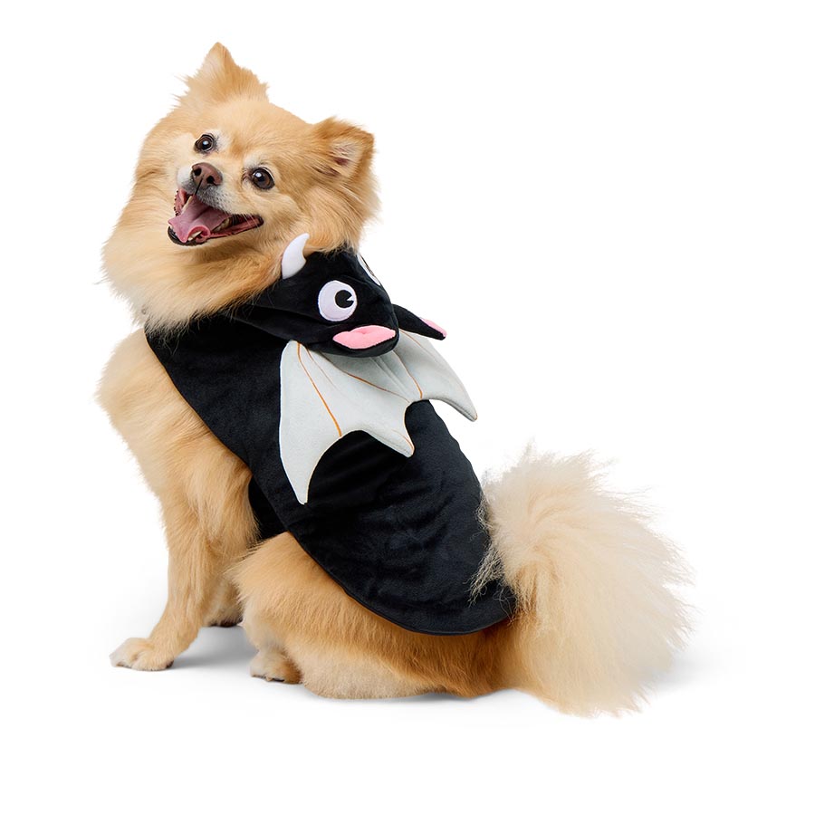 Pets at Home Bat Dog Costume Black