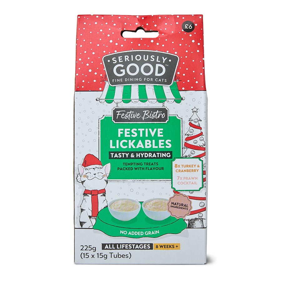 Seriously Good Festive Lickables Cat Treats