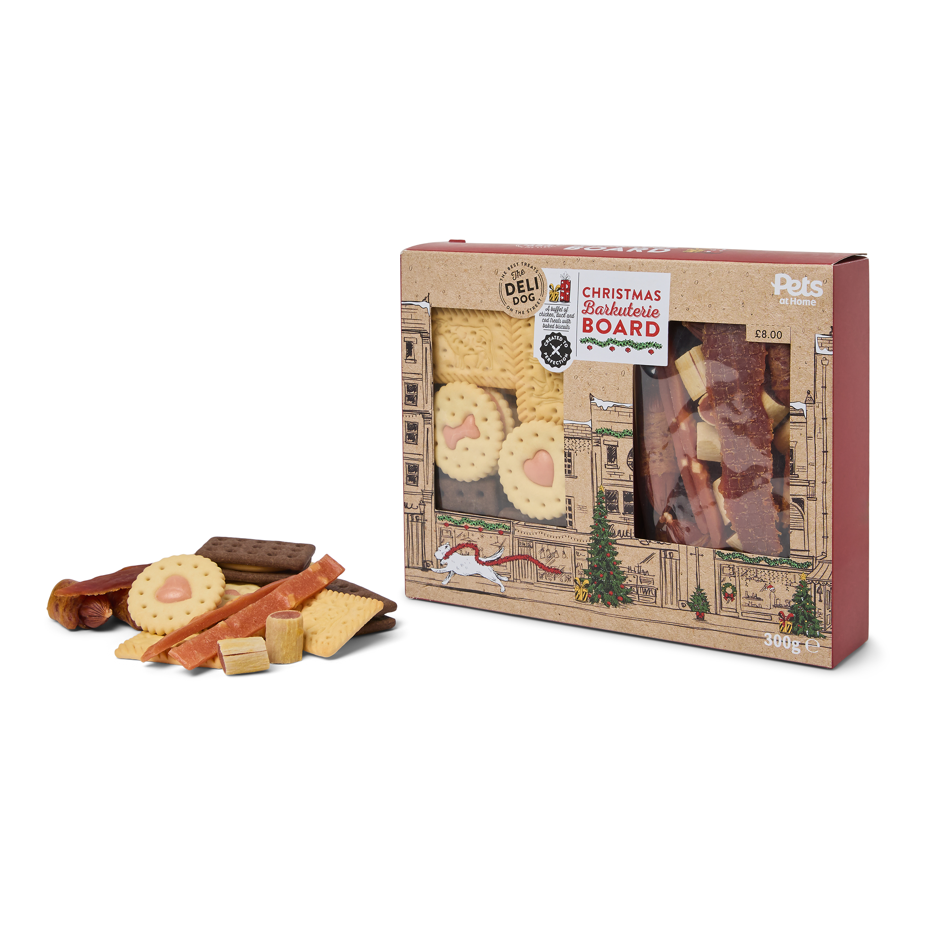 The Deli Dog Barkuterie Board Dog Treats