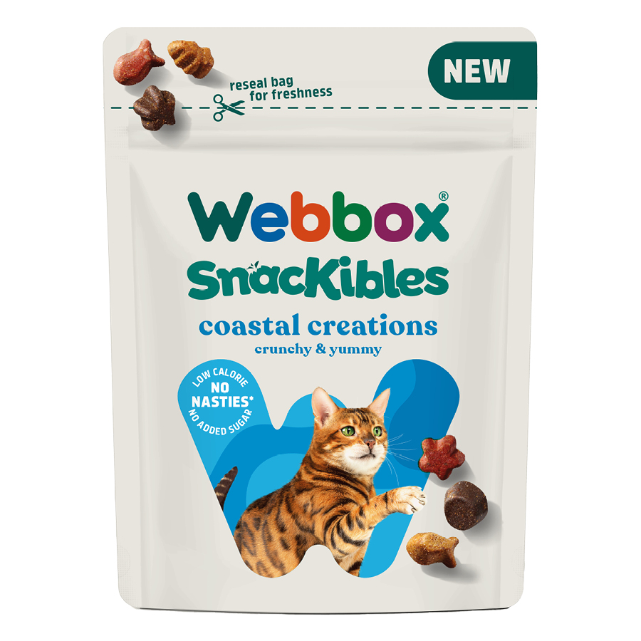 Webbox Snackibles Coastal Creations Cat Treats 85g