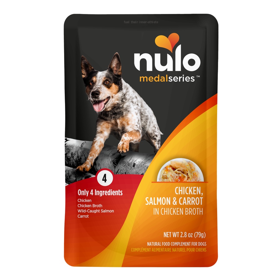 Nulo Chicken with Salmon & Carrots in Broth Adult Wet Dog Food