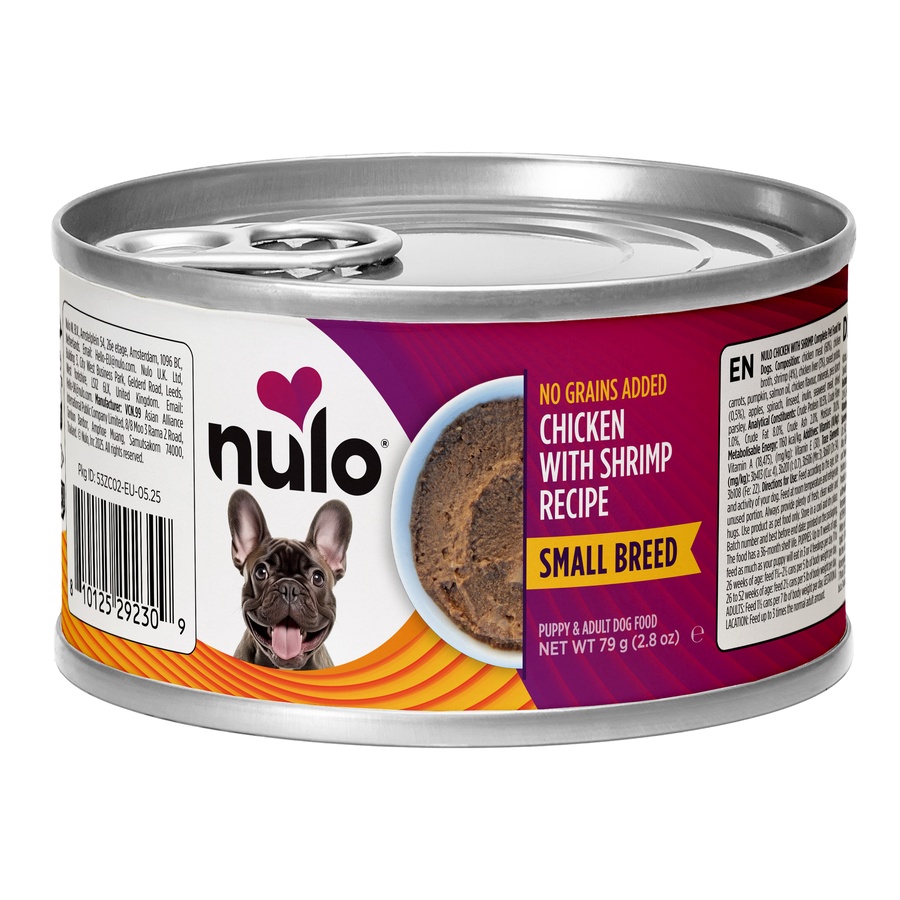 Nulo Paté Chicken with Shrimp Small Breed Adult Wet Dog Food