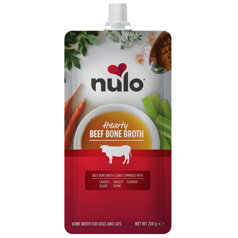 Nulo Beef Bone Broth Puch Adult Wet Dog Food