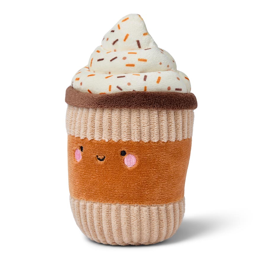 Pets at Home Plush Pumpkin Spice Squeaky Dog Toy