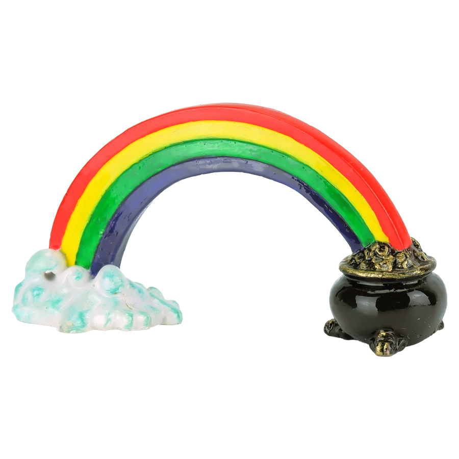 Classic Aquatics Rainbow Pot of Gold Aquarium Ornament