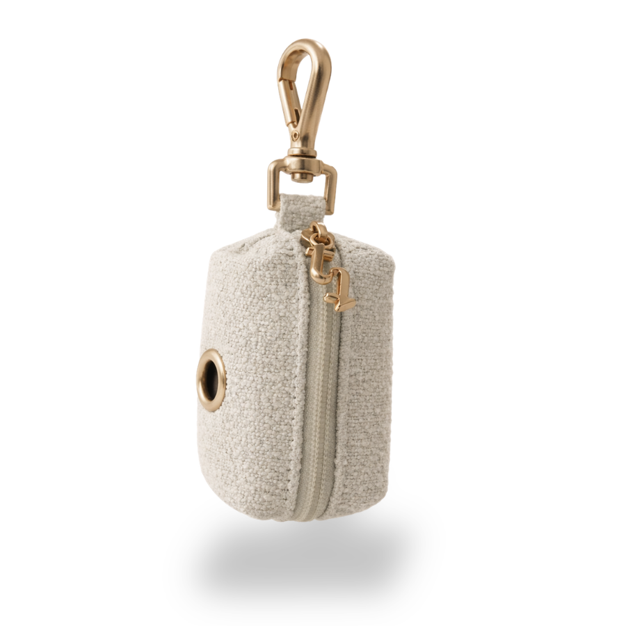 By Teddy Bouclé Poop Bag Holder Dispenser Marshmallow