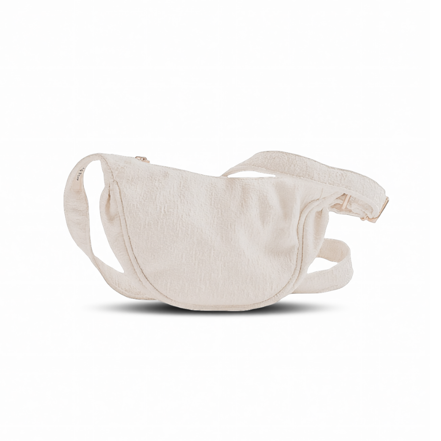 By Teddy Bouclé Cross Body Dog Walking Bag Marshmallow