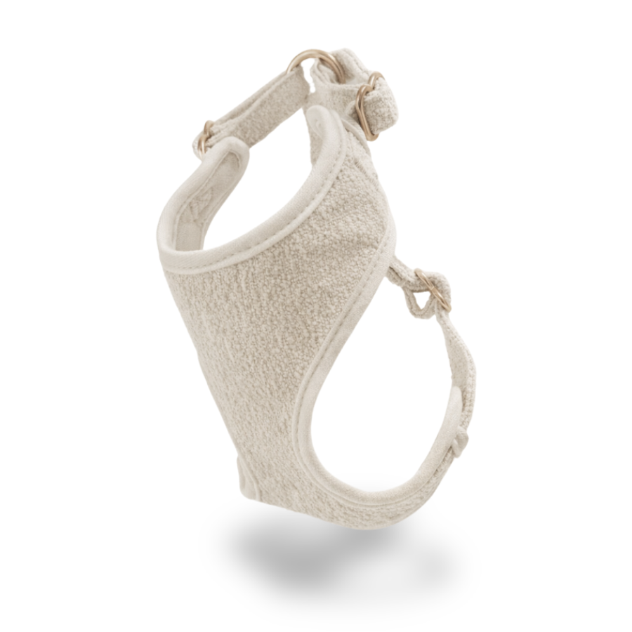 By Teddy Ultra Soft Bouclé Dog Harness Marshmallow X Small