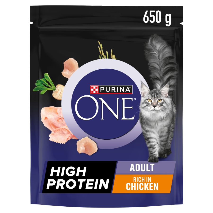 Purina One High Protein Chicken Adult Dry Cat Food
