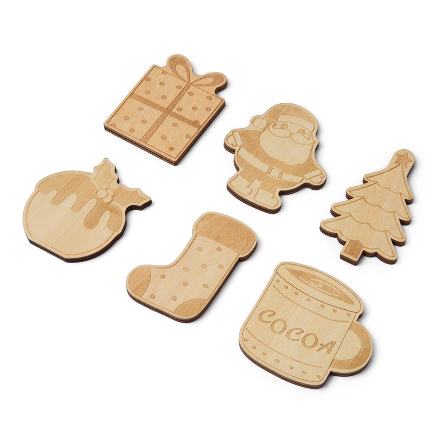 Pets at Home Christmas Wooden Small Animal Gnaw Toy Assorted