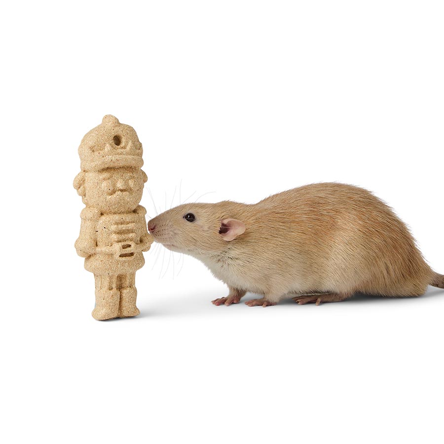 Pets at Home Christmas Nutcracker Small Animal Gnaw Toy