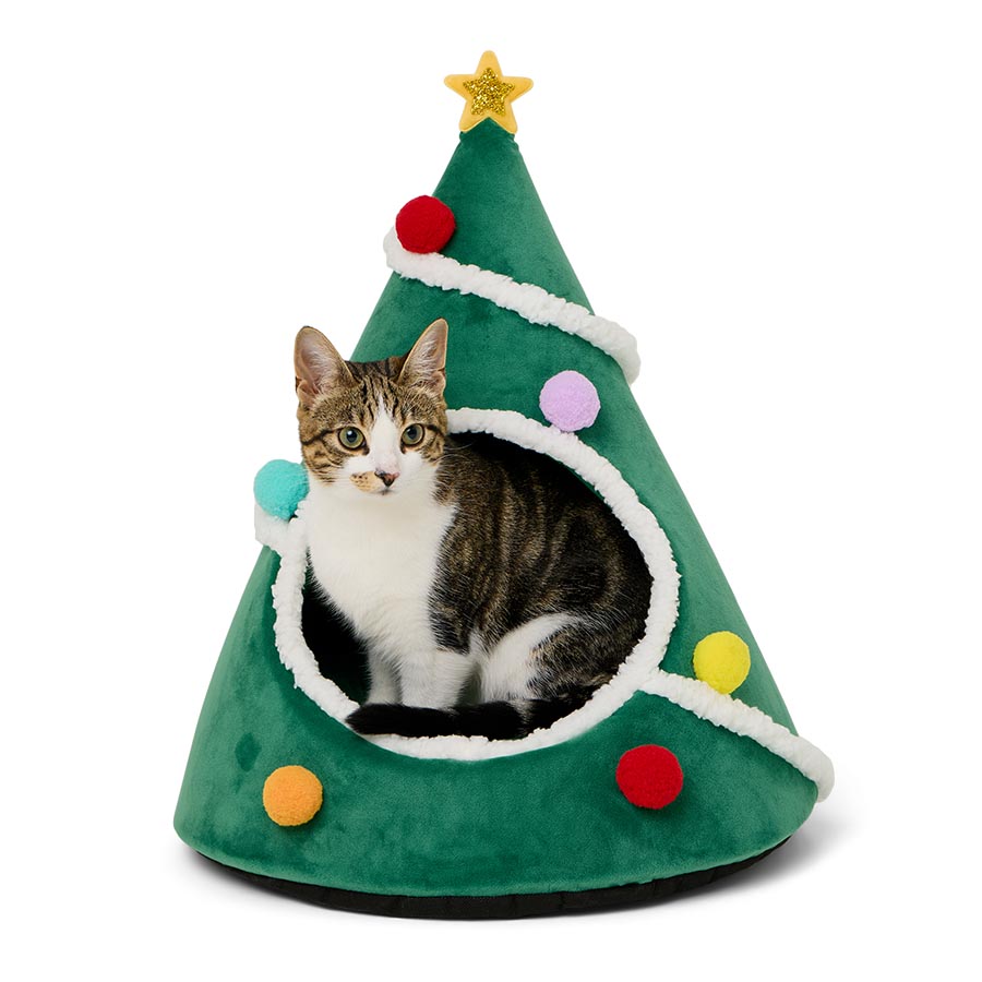 Pets at Home Christmas Tree Cat Bed