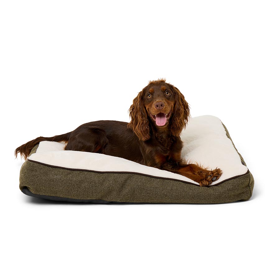 Wainwright's Brushed Herringbone Self Heating Cosy Mattress Green
