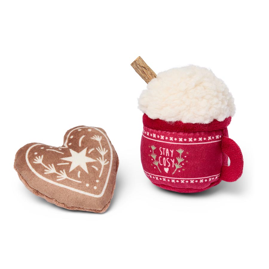 Pets at Home Winter Warmer Hot Chocolate Catnip & Silverine Cat Toy