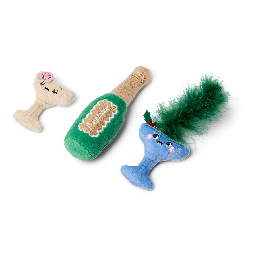 Pets at Home Christmas Feline Merry Soft Plush Catnip Cat Toy