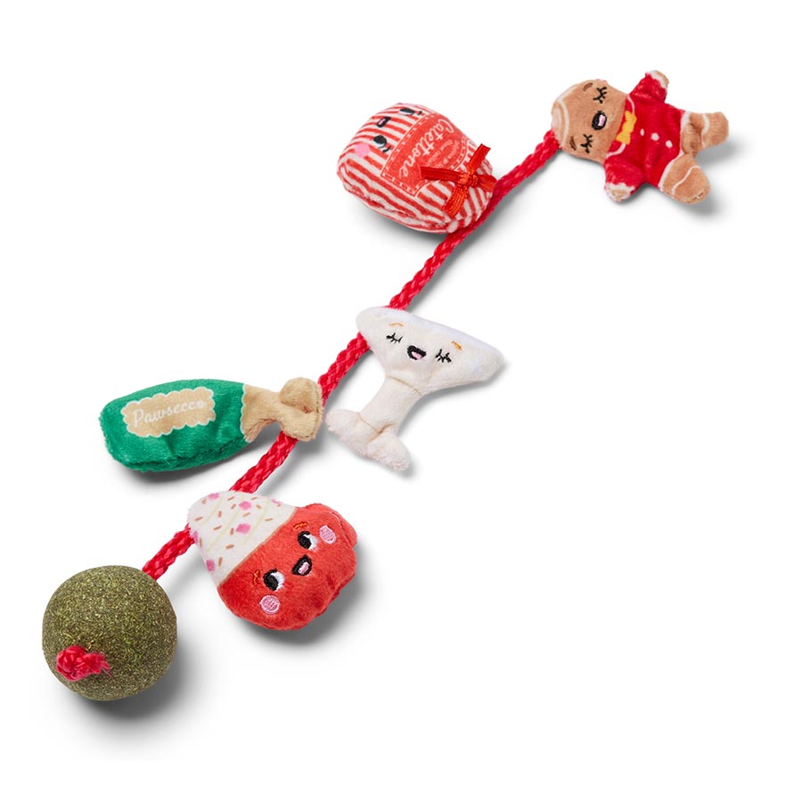 Pets at Home Christmas Christmas Cheer Crinkle Rope Catnip Cat Toy