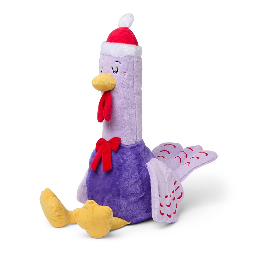 Pets at Home Christmas Turkey Squeaky Plush Dog Toy