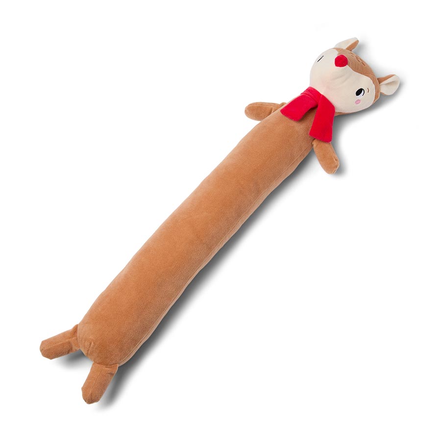 Pets at Home Christmas Long Reindeer Squeaky Plush Dog Toy