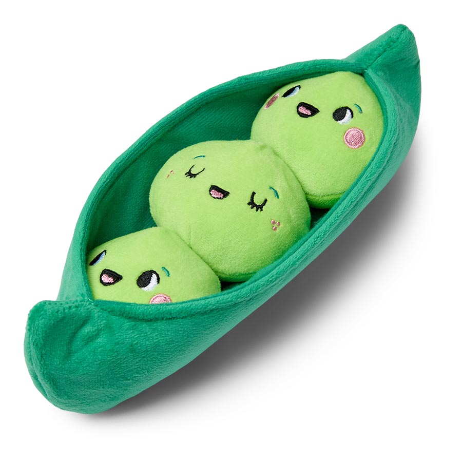Pets at Home Christmas Peas In A Pod Squeaky & Crinkly Dog Toy