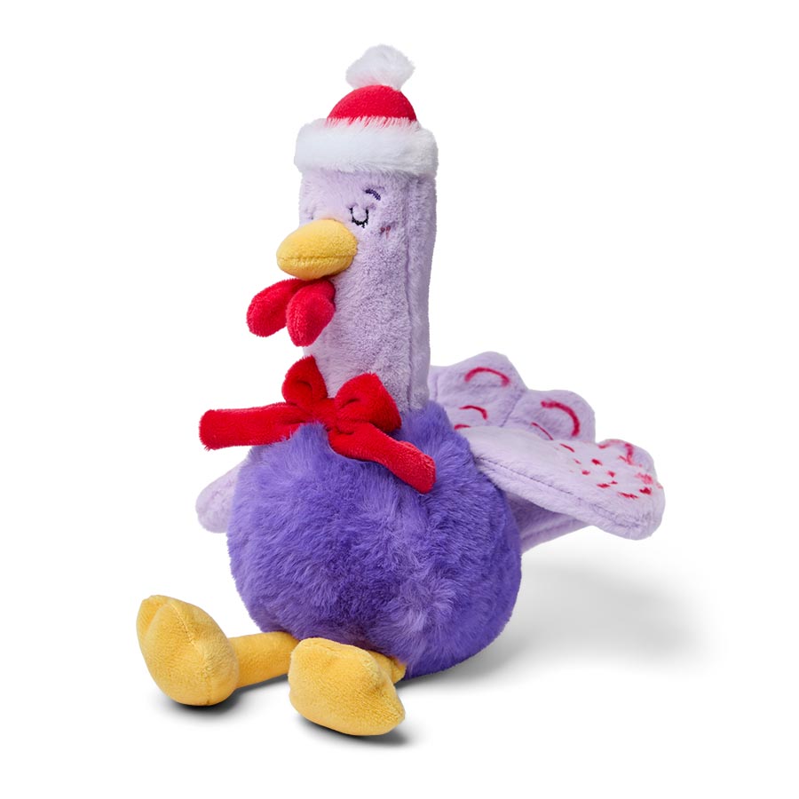 Pets At Home Christmas Turkey Squeaky & Crinkly Dog Toy