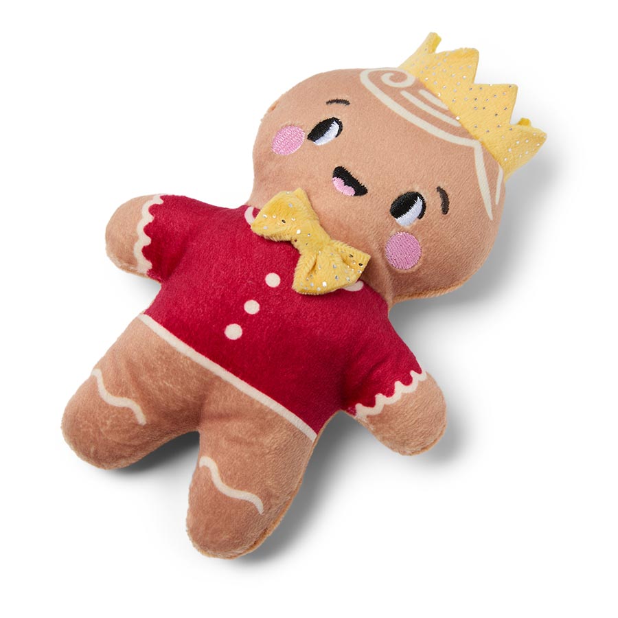 Pets At Home Christmas Gingerbread Squeaky Plush Dog Toy